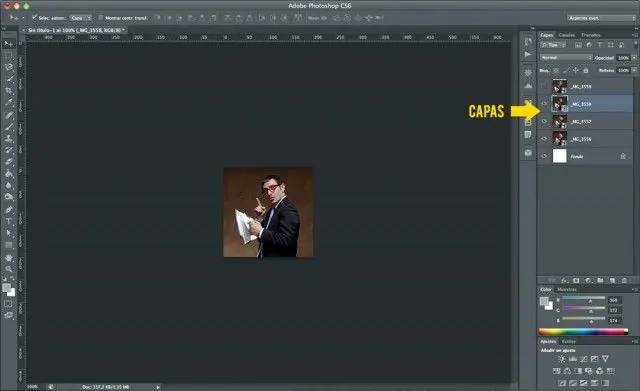 Cómo hacer un GIF animado con Photoshop - Paso 2