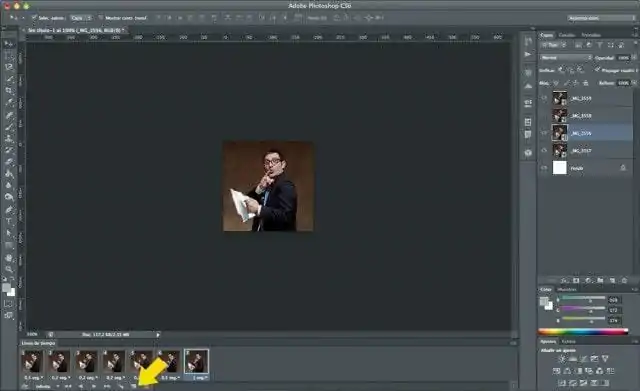 Cómo hacer un GIF animado con Photoshop - Paso 4