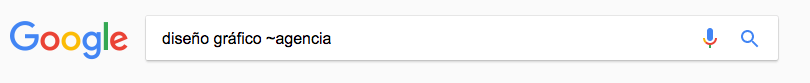 Comandos de búsqueda de Google _ Sinonimos