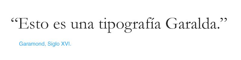 tipografías Clásicas Didonas - Garamond