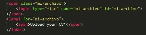 input type file