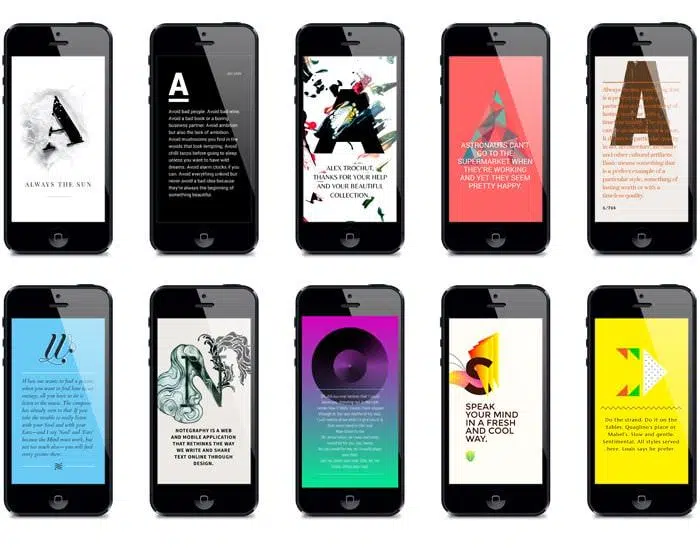 apps creativas - notegraphy