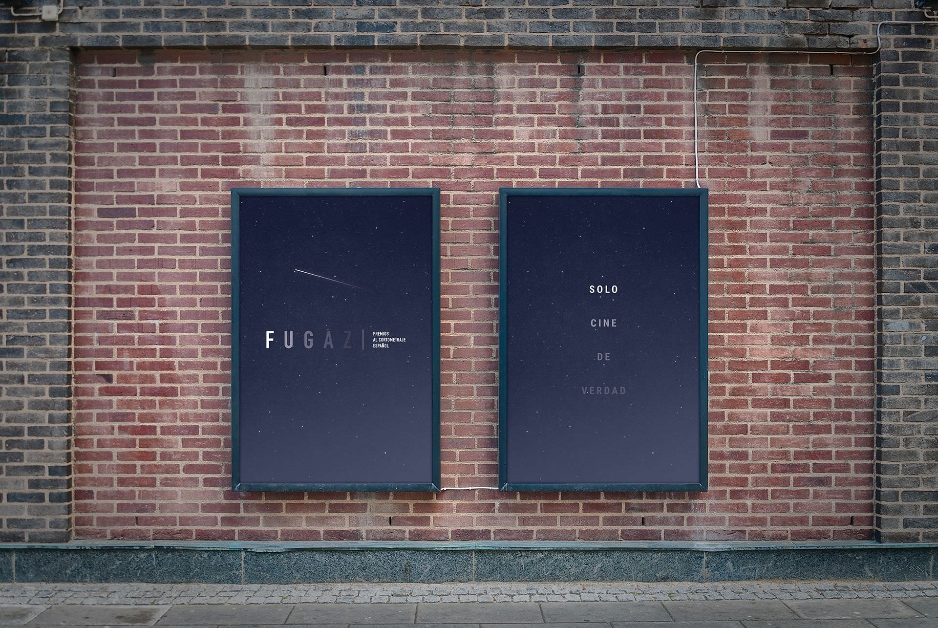 Diseño carteles Premios Fugaz 2018