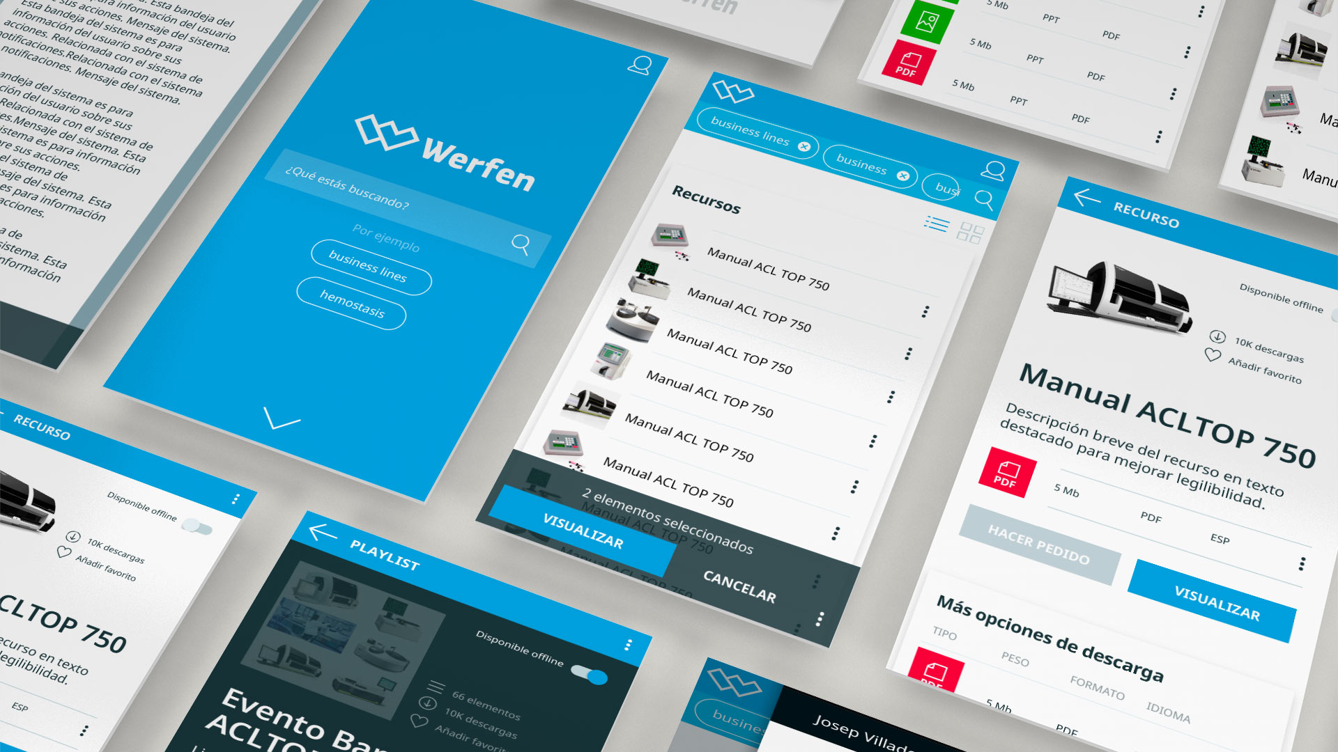 Diseño UX&UI App Werfen Go