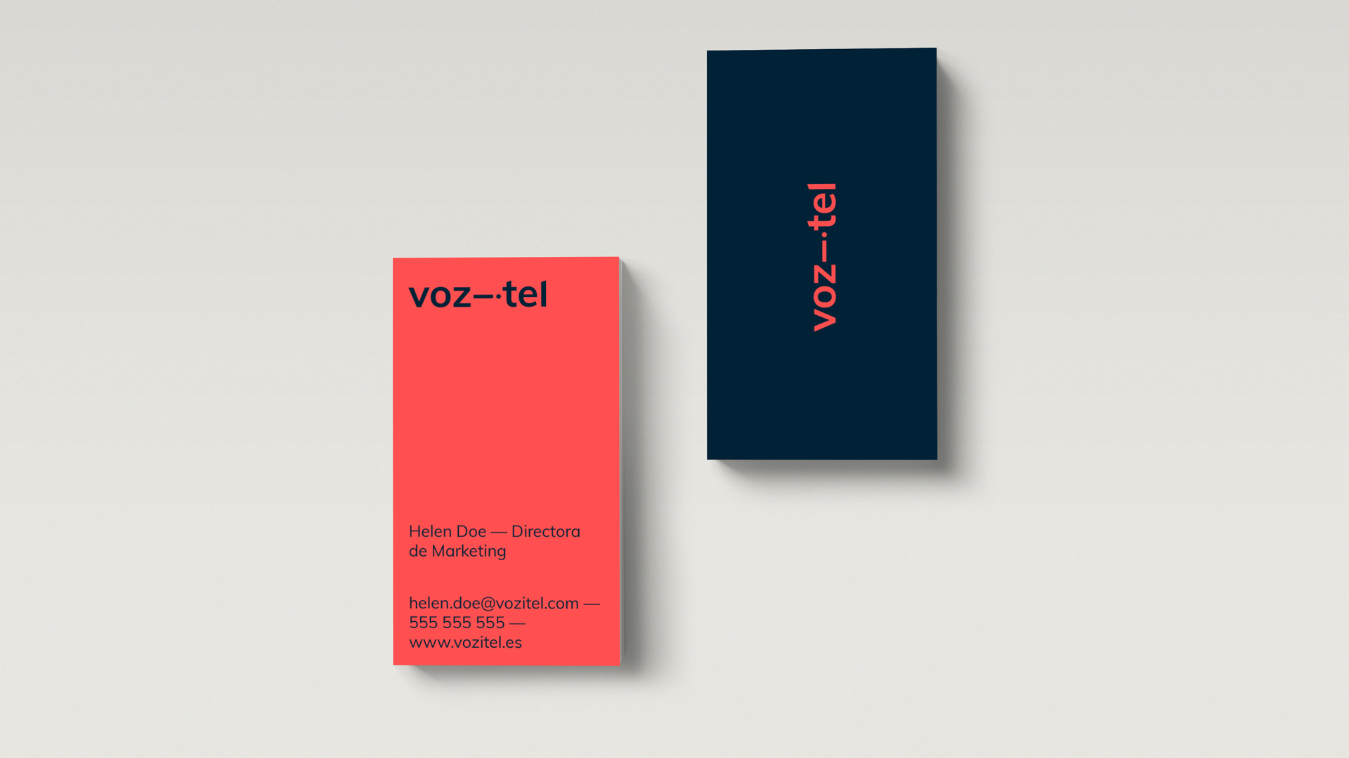 Branding & identidad corporativa Vozitel