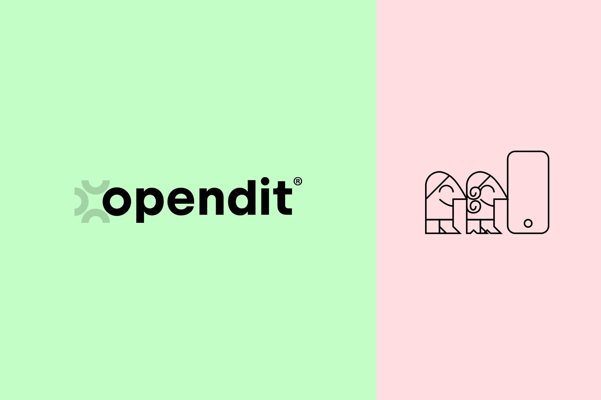 Diseño identidad corporativa Opendit