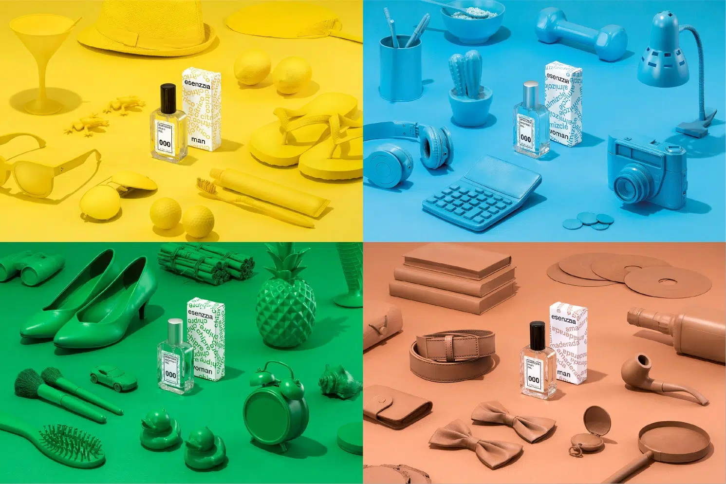 Dirección creativa y Fotografía de producto Esenzzia Perfumes
