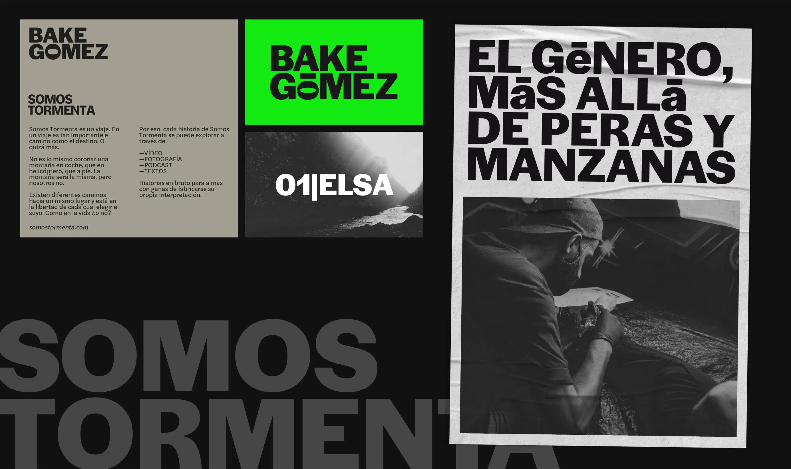 Branding personal Bake Gomez Creatividad y diseño Bake Gómez