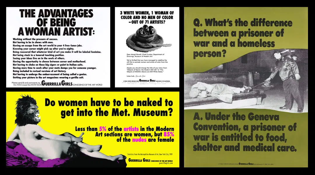 Carteles Guerrilla Girls