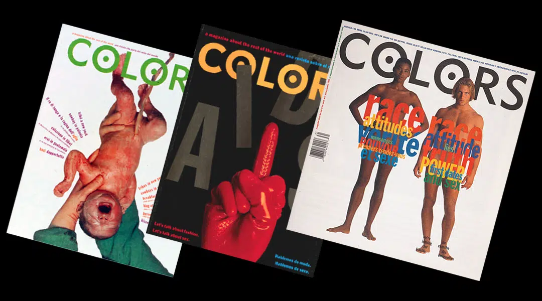 Portadas revita Colors diseñadas por Tibor Kalman