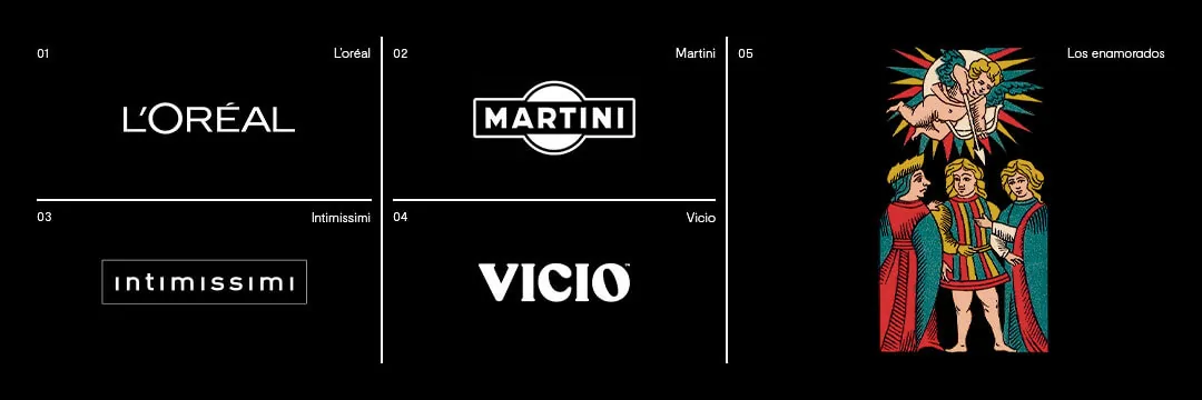 ejemplos de arquetipos de personalidad de marca amante