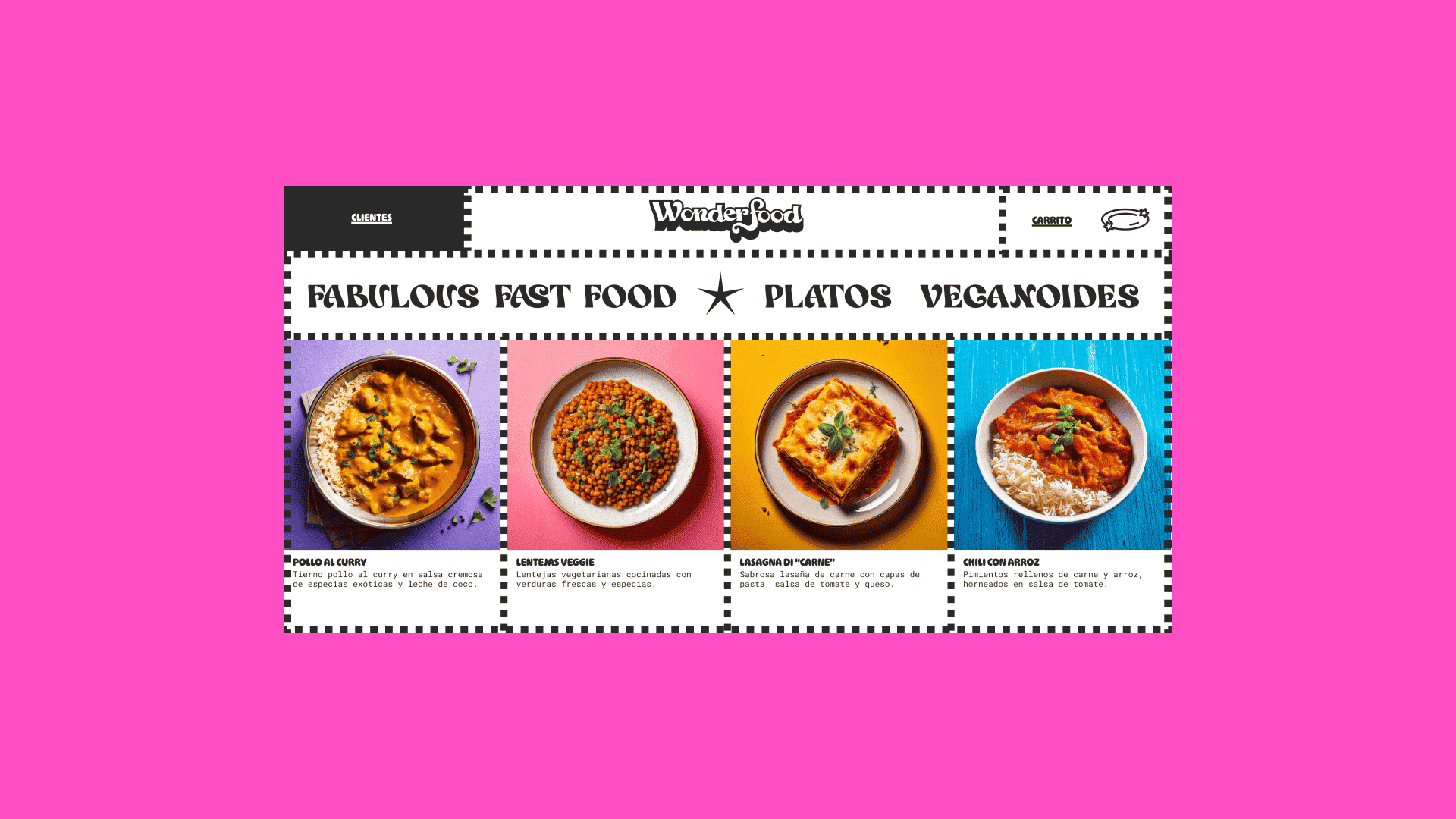 WONDERFOOD-Platos WONDERFOOD-Packaging