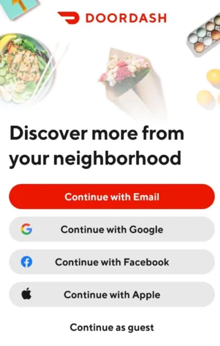 ejemplo behavioral design aplicado a Doordash