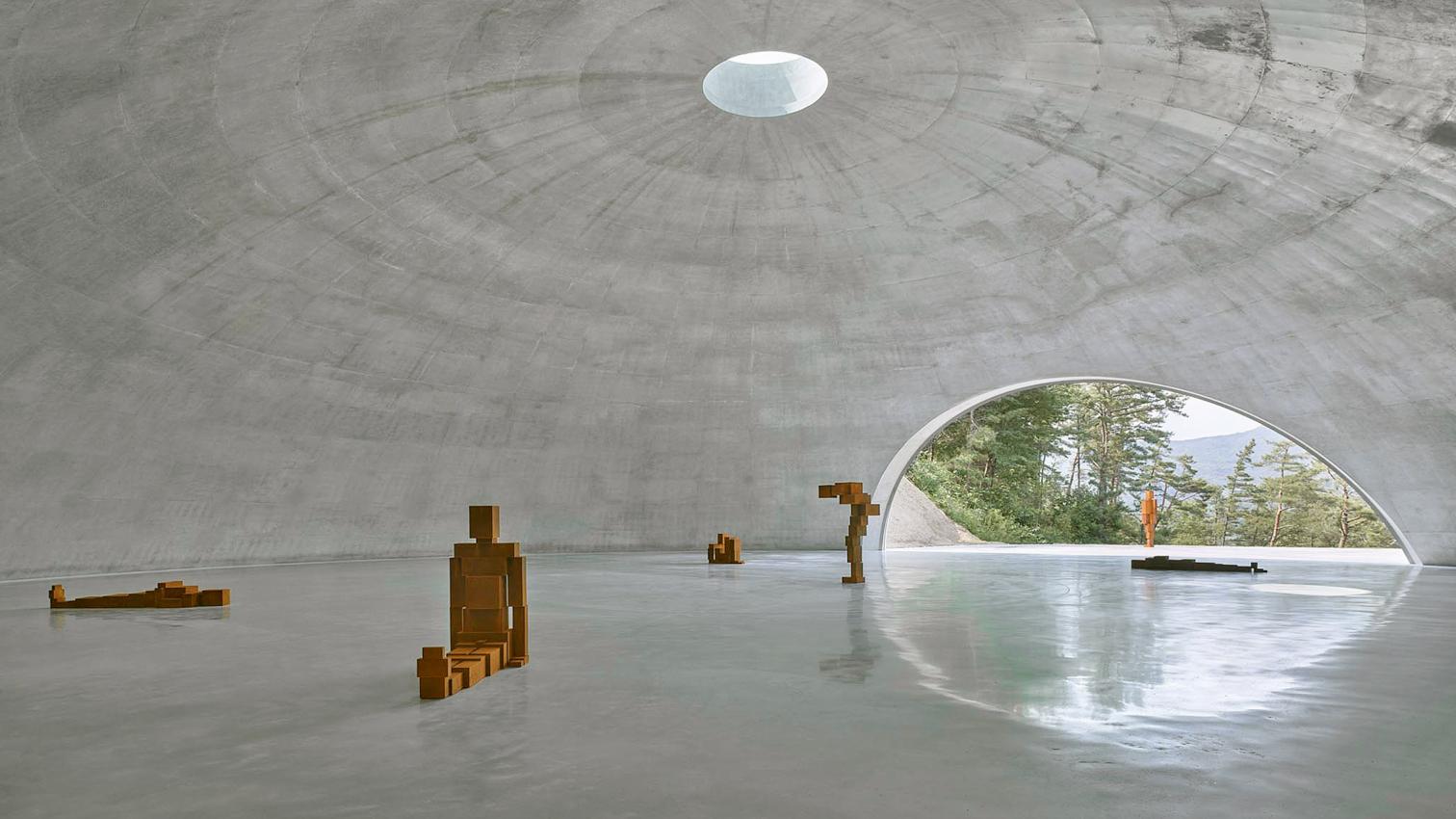 Museo SAN en Wanju (Corea del Sur) diseñador por el arquitecto japonés Tadao Ando