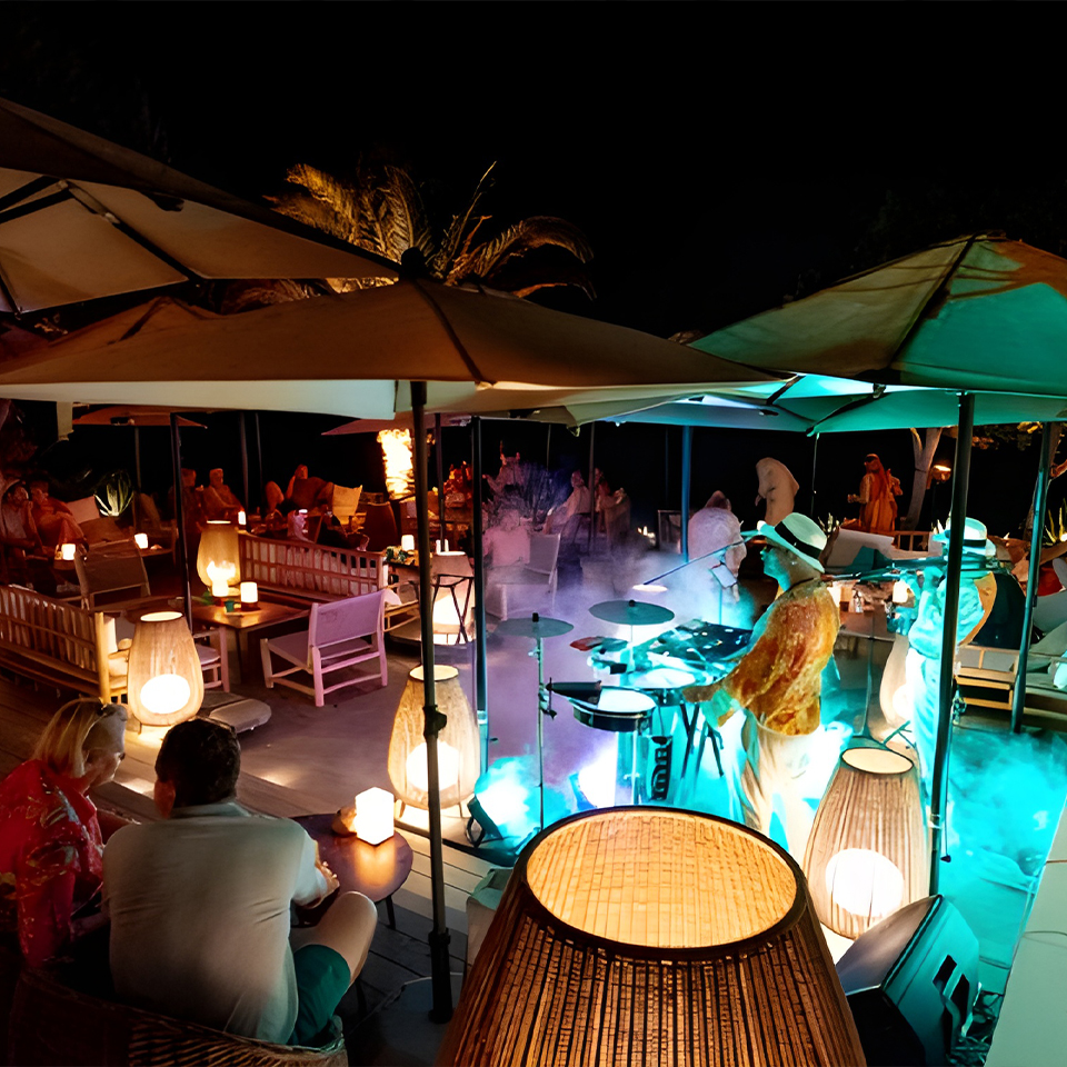Restaurante Aiyanna Ibiza de noche