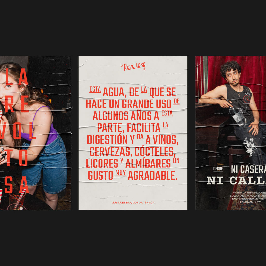 Carteles personas La Revoltosa